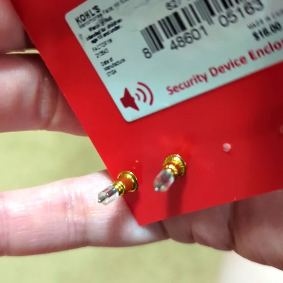 Corgi Holiday Post Earrings - Picture 3 of 3